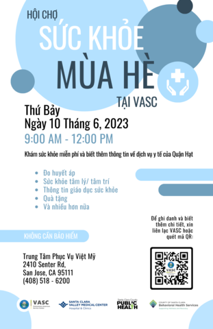 summer health fair flyer (vietnamese)